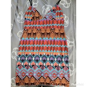 Missguided Tribal Print dress 10US